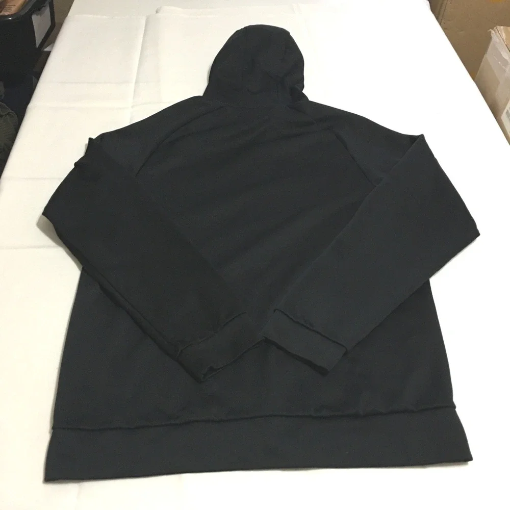 Nike Dri-Fit Full Zip Hoodie Mens Medium Black Workout Athletic Jacket